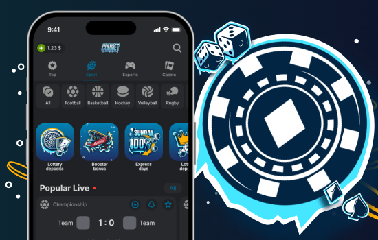 Casino en Direct Coldbet Casino en direct Coldbet sur l'écran d'un smartphone